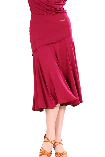 [JL231501XSWIN-13900] Damen Tanzrock "BELLA" wine (XS)